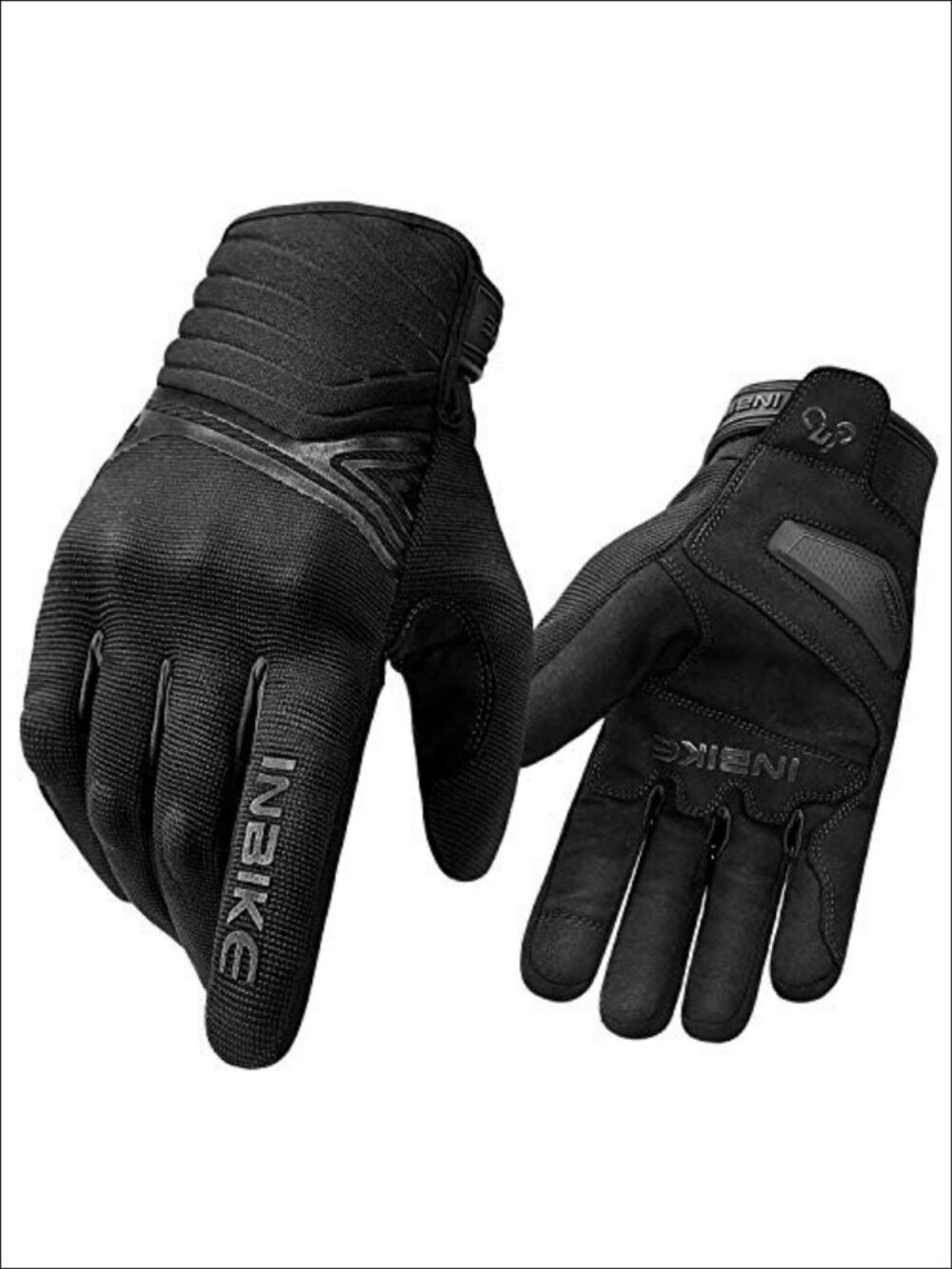 Waterproof Winter Motorcycle Gloves Thermal Fleece Touchscreen TPR Palm Pad